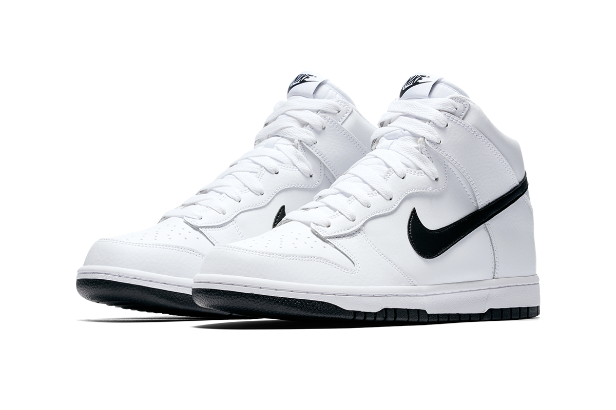 NIKE DUNK HIGH WHITE BLACK