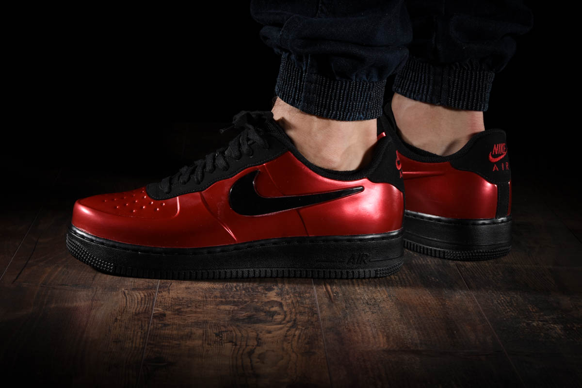 nike air force 1 foamposite cup red