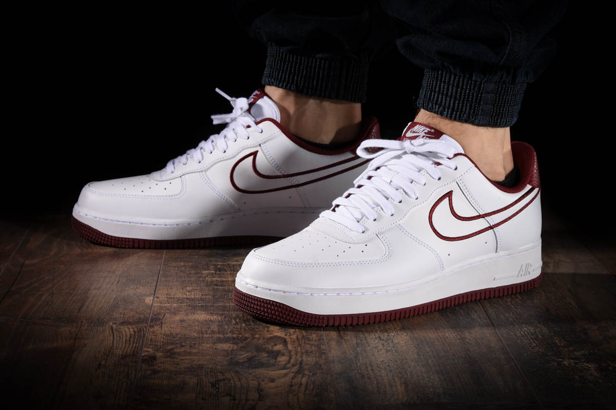 Air force 1 white leather discount