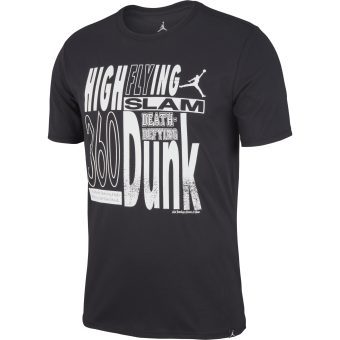 NIKE AIR JORDAN DRY GRAPHIC 3 TEE BLACK