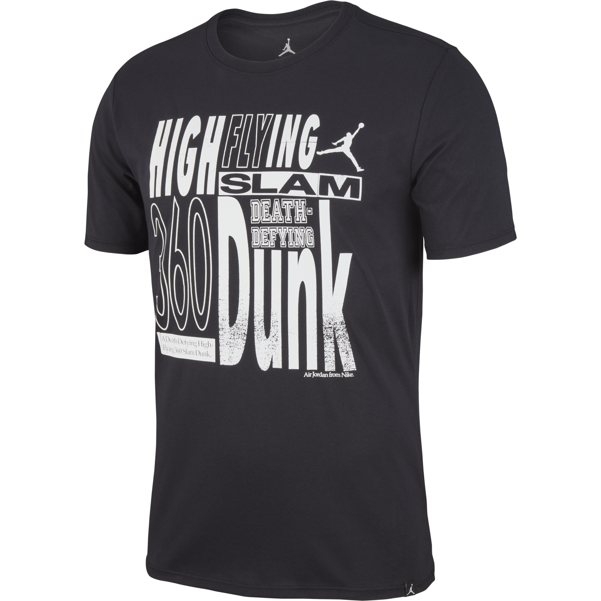 NIKE AIR JORDAN DRY GRAPHIC 3 TEE BLACK
