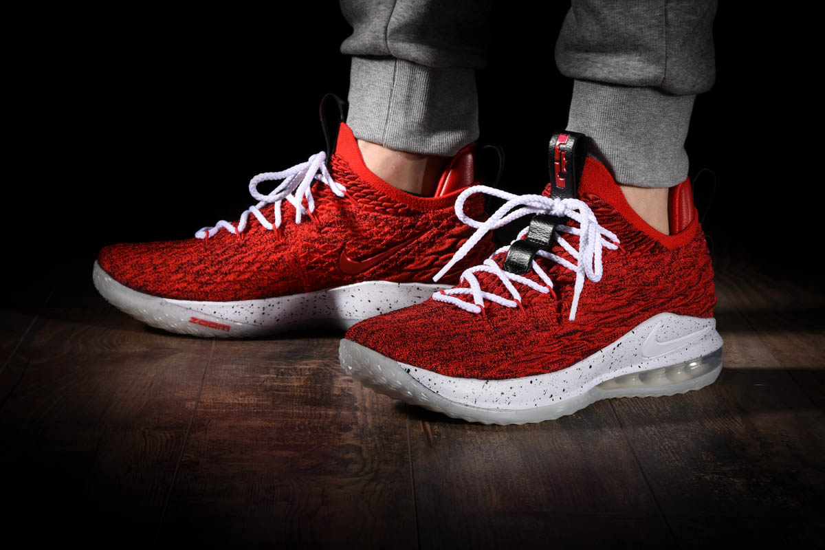 NIKE LEBRON 15 LOW UNIVERSITY RED per 150 00 kicksmaniac