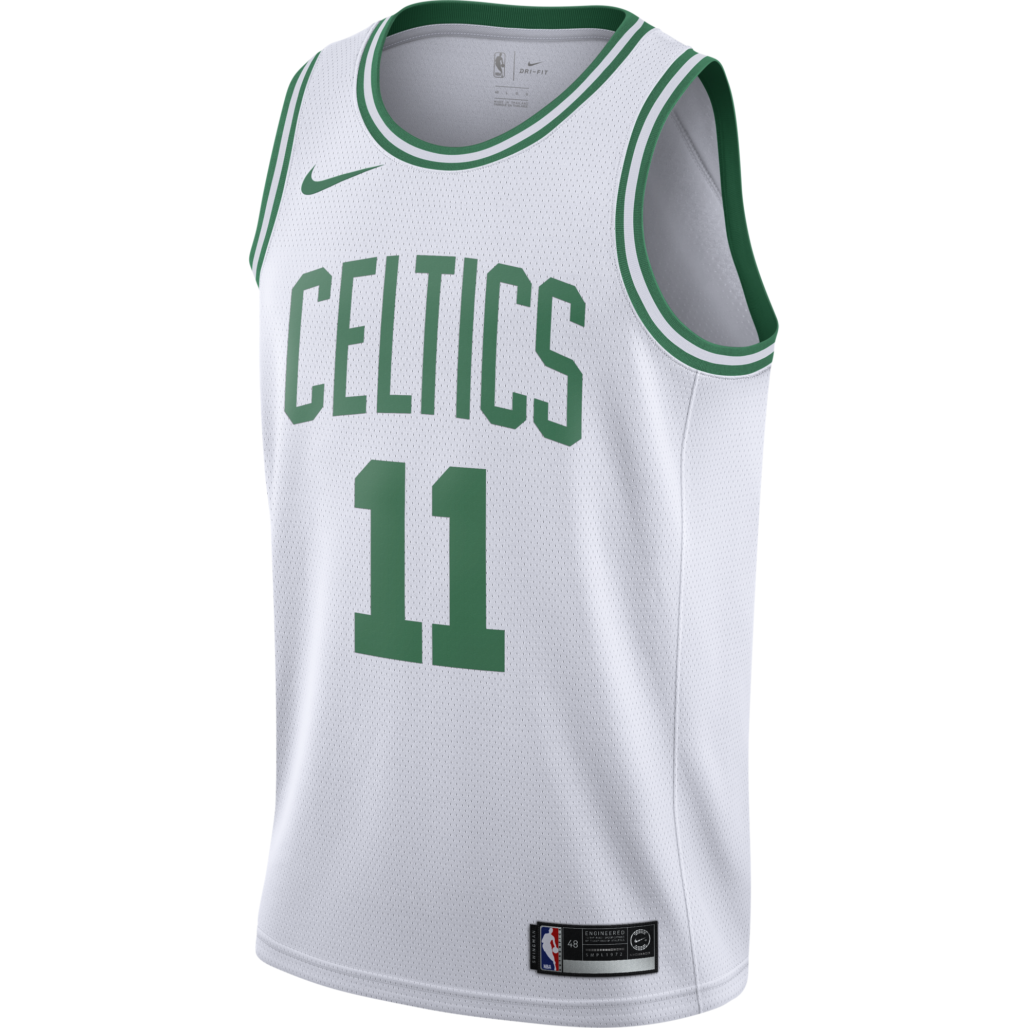 NIKE NBA BOSTON CELTICS KYRIE IRVING SWINGMAN HOME JERSEY WHITE