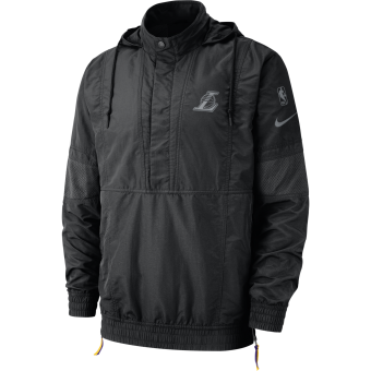 NIKE NBA LOS ANGELES LAKERS COURTSIDE JACKET BLACK
