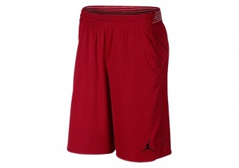 NIKE AIR JORDAN ULTIMATE FLIGHT PRACTICE SHORTS GYM RED