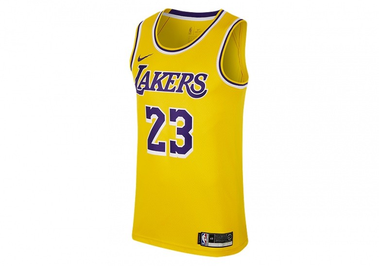 NWT Kareem Abdul-Jabbar NBA Los Angeles Lakers Swingman Jersey