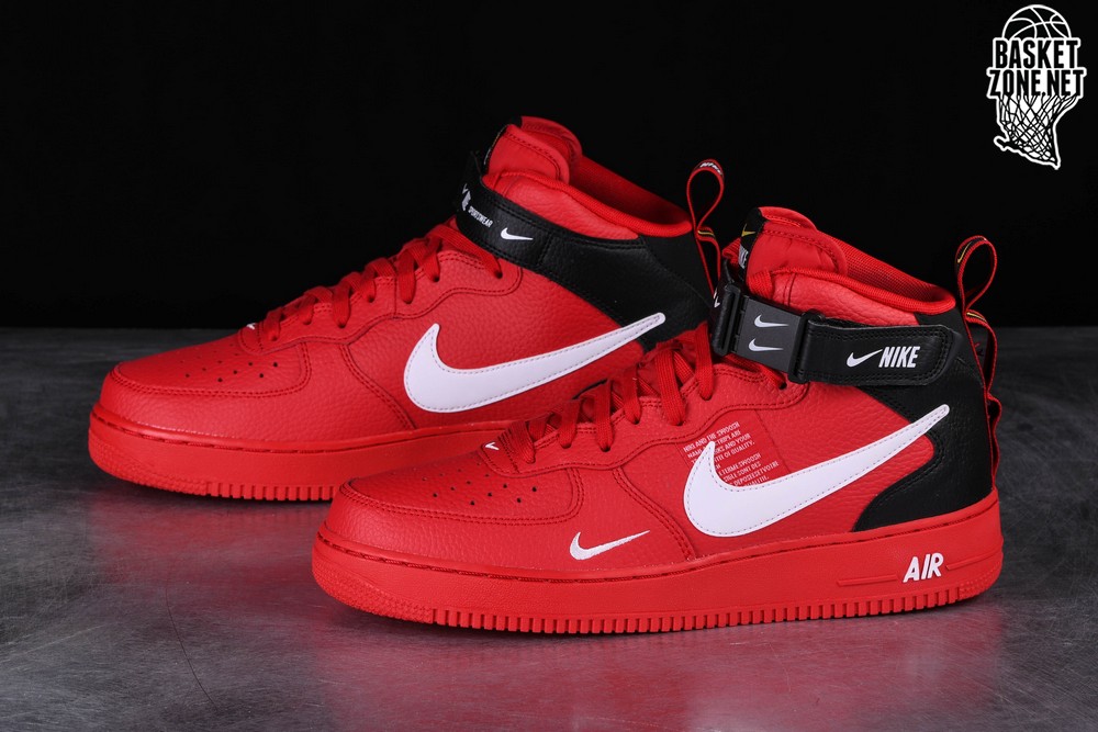 NIKE AIR FORCE 1 MID '07 LV8 UTILITY RED price €125.00 | Basketzone.net