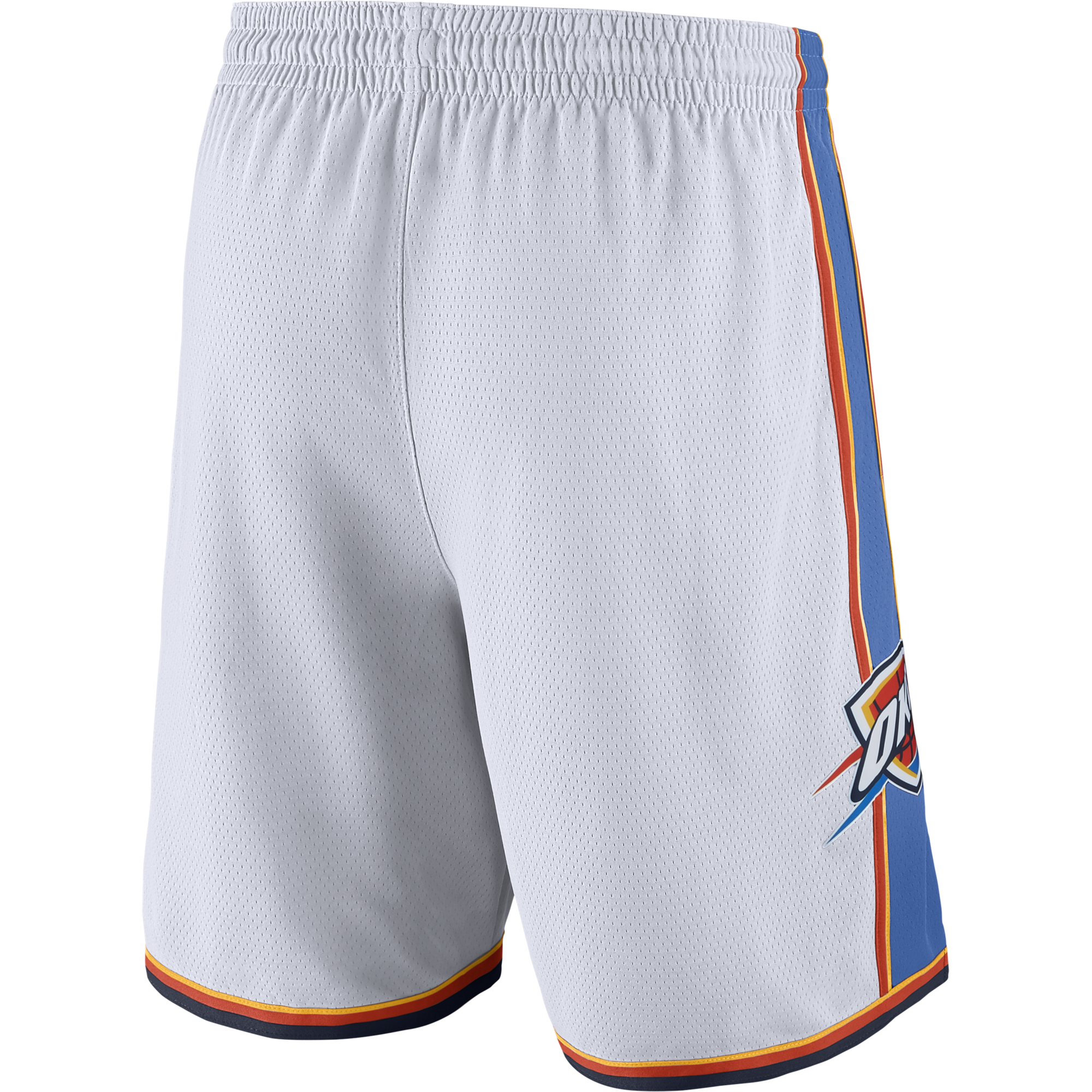 Retro Oklahoma City Thunder Basketball Shorts Pants Stitched Green 