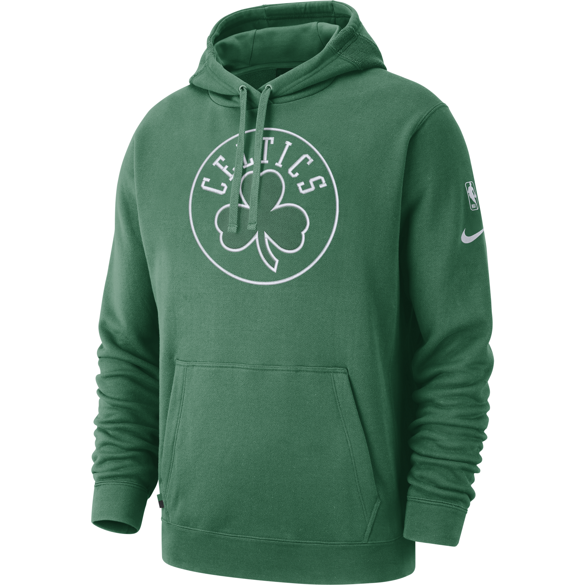 NIKE NBA BOSTON CELTICS COURTSIDE HOODIE CLOVER