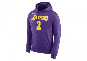 NIKE NBA LOS ANGELES LAKERS LONZO BALL HOODIE FIELD PURPLE