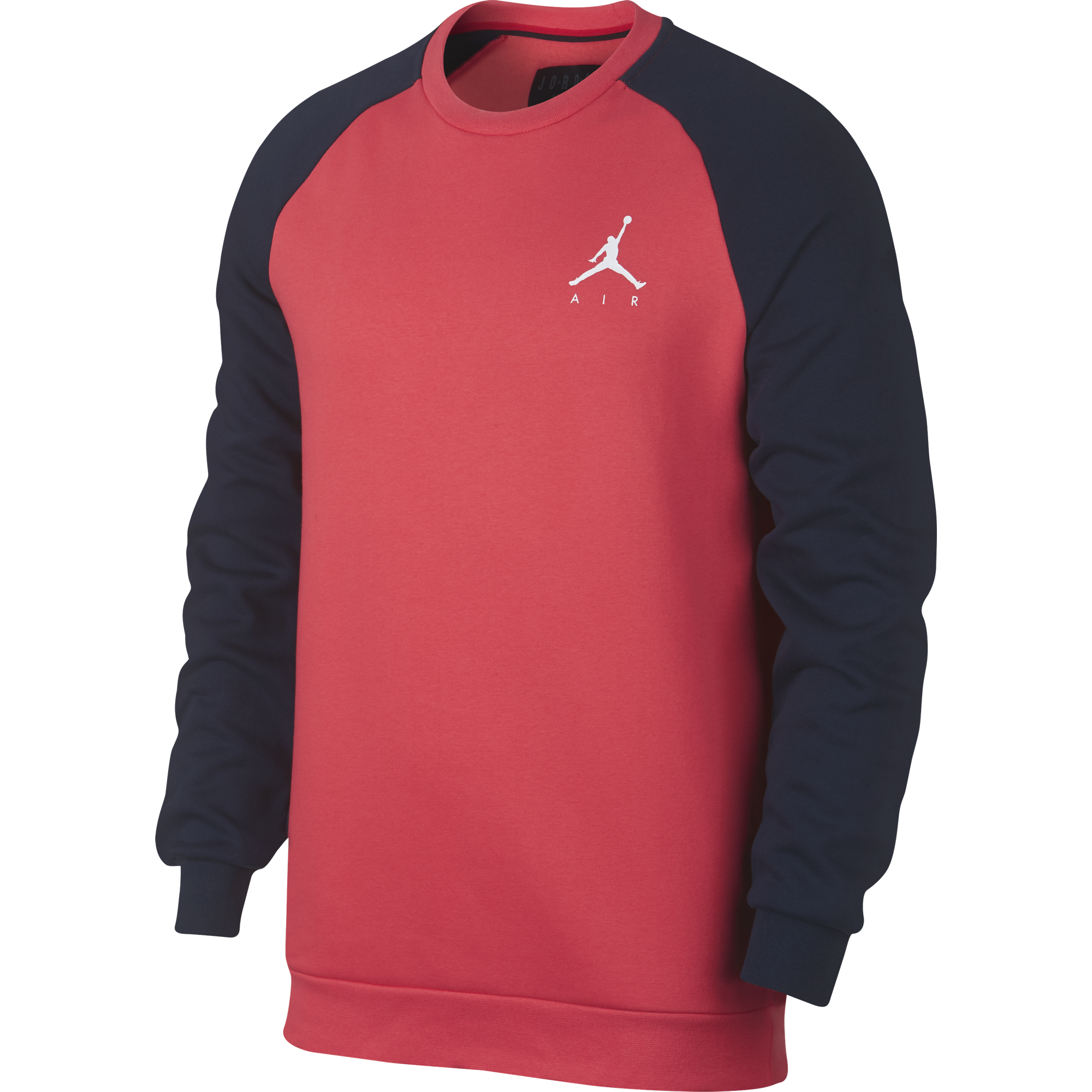 NIKE AIR JORDAN JUMPMAN FLEECE CREW EMBER GLOW