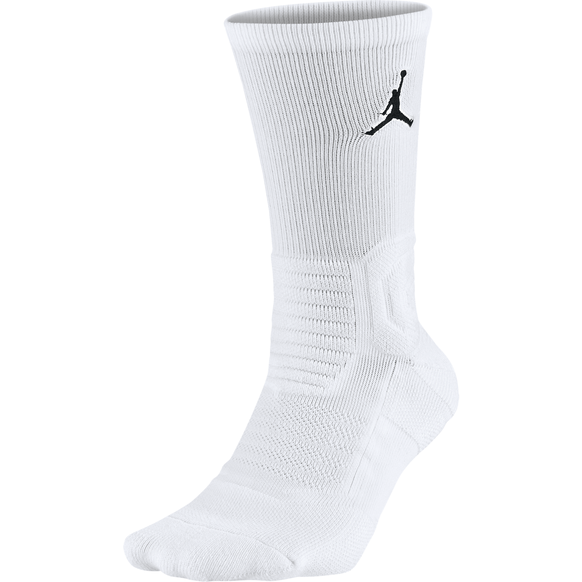 NIKE AIR JORDAN ULTIMATE FLIGHT CREW 2.0 BASKETBALL SOCKS WHITE