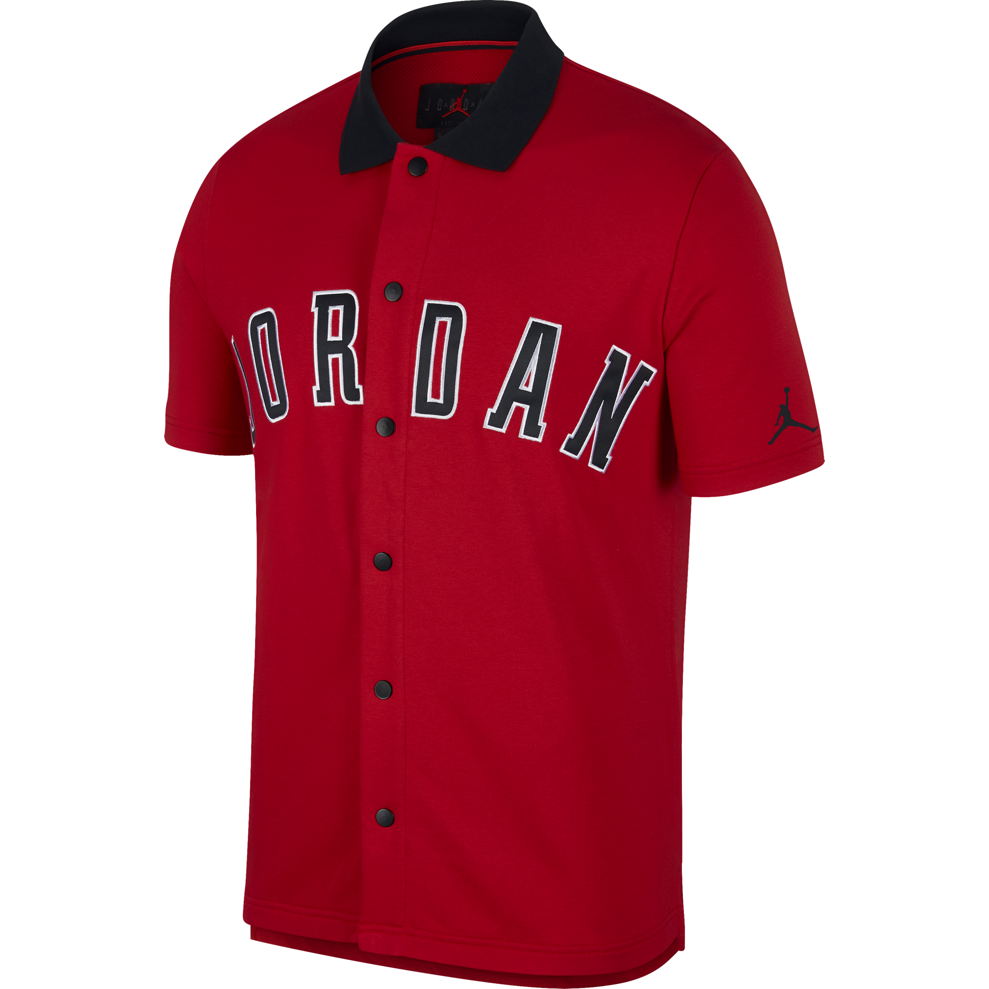 NIKE AIR JORDAN DNA DISTORTED SHOOTING SHIRT UNIVERSITY RED