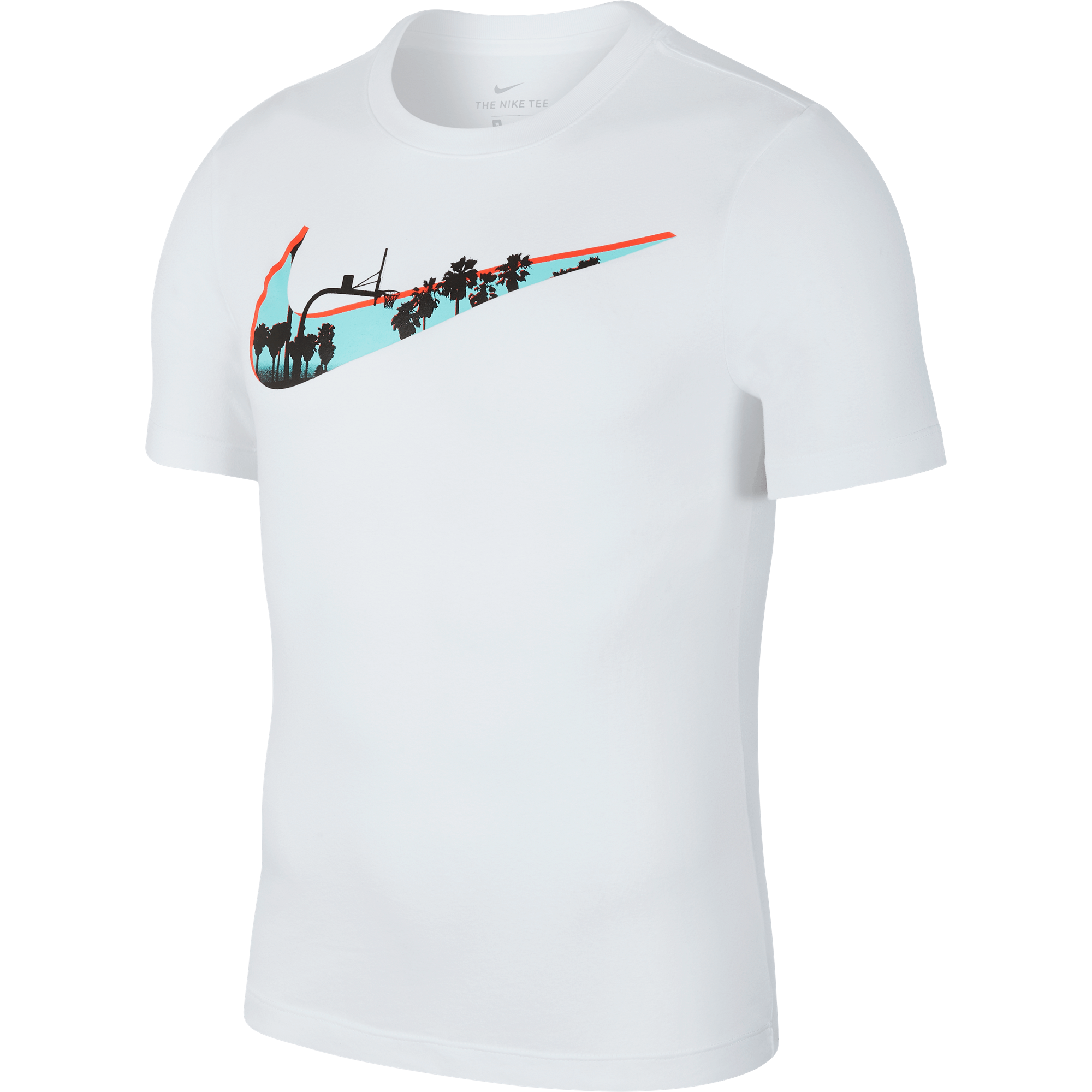 NIKE SWOOSH DRY TEE WHITE