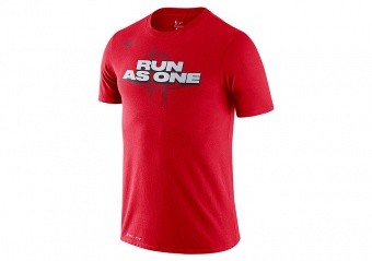 NIKE NBA HOUSTON ROCKETS MANTRA DRY TEE UNIVERSITY RED