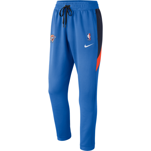 NIKE NBA OKLAHOMA CITY THUNDER THERMAFLEX SHOWTIME PANTS SIGNAL BLUE