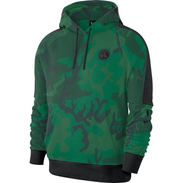 NIKE NBA BOSTON CELTICS COURTSIDE HOODIE CLOVER