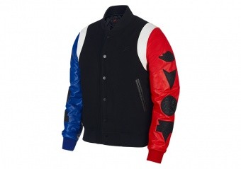 NIKE AIR JORDAN SPORT DNA VARSITY JACKET BLACK