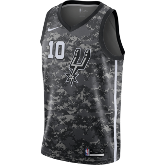 NIKE NBA SAN ANTONIO SPURS  DEMAR DEROZAN CITY EDITION SWINGMAN JERSEY BLACK