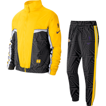 nike nba los angeles lakers courtside jacket