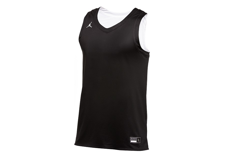 NIKE AIR JORDAN PRACTISE REVERSIBLE JERSEY BLACK WHITE price €35.00