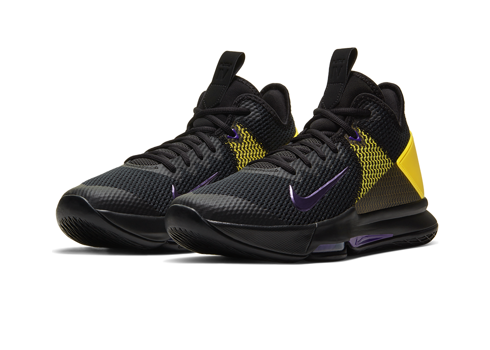 nike lebron witness iv lakers away