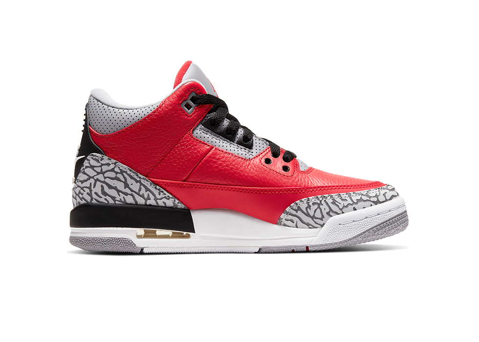 NIKE AIR JORDAN 3 RETRO SE GS RED CEMENT