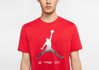 NIKE AIR JORDAN LEGACY AJ11 TEE UNIVERSITY RED