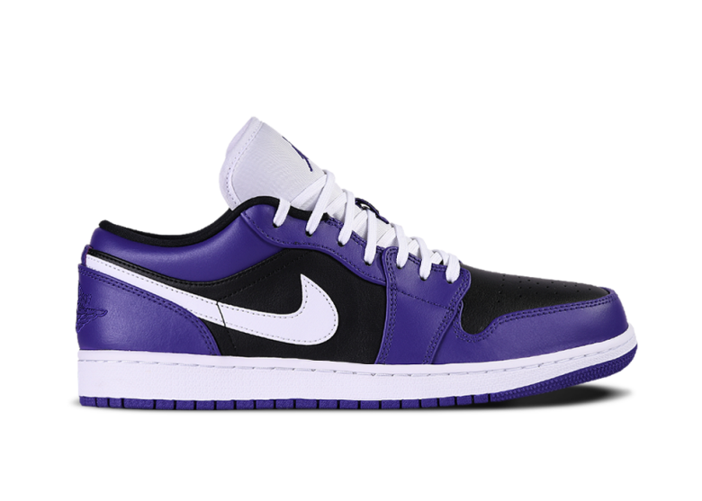 NIKE AIR JORDAN 1 RETRO LOW JOKER PURPLE BLACK