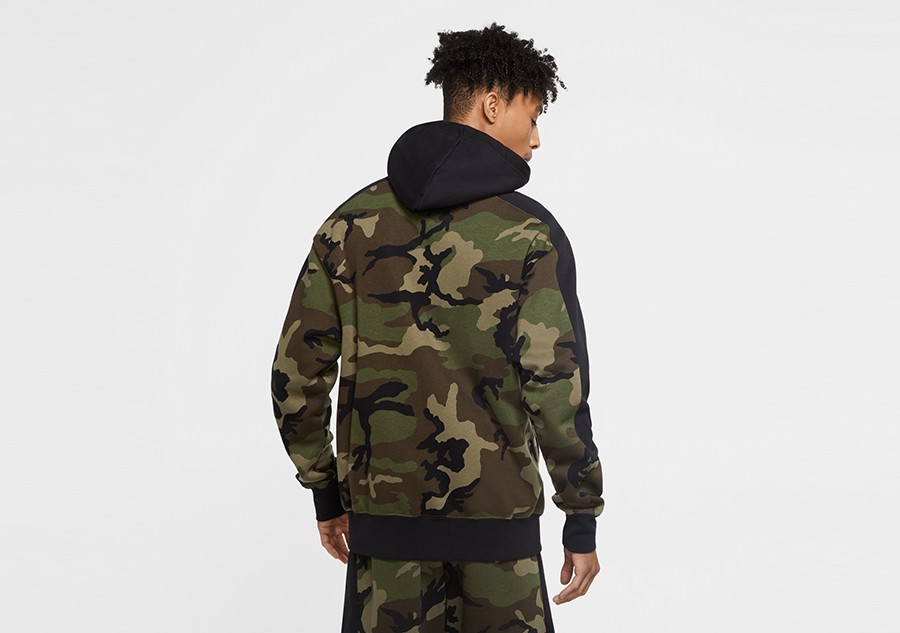 Jordan men's jumpman classics camo fleece pullover hotsell