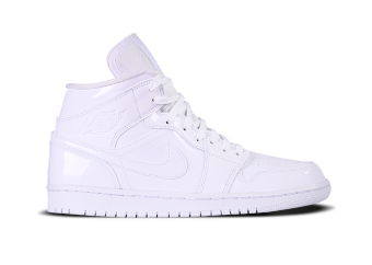 NIKE AIR JORDAN 1 RETRO MID WMNS TRIPLE WHITE