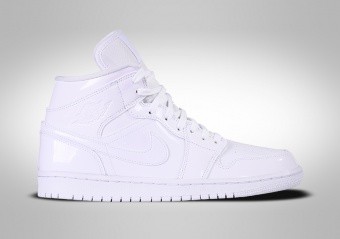 NIKE AIR JORDAN 1 RETRO MID WMNS TRIPLE WHITE