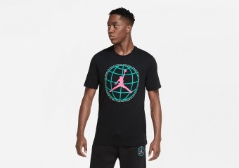 NIKE AIR JORDAN WINTER UTILITY MOUNTAINSIDE JUMPMAN TEE BLACK