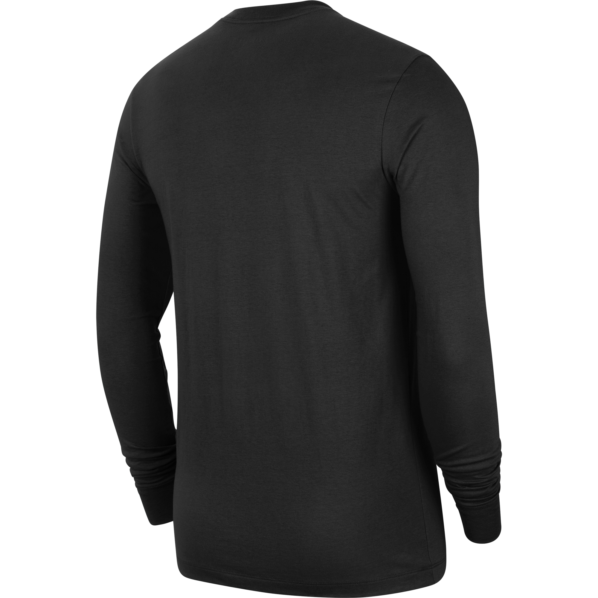 NIKE AIR JORDAN SPORT DNA LONG SLEEVE CREW TEE BLACK HOT PUNCH for