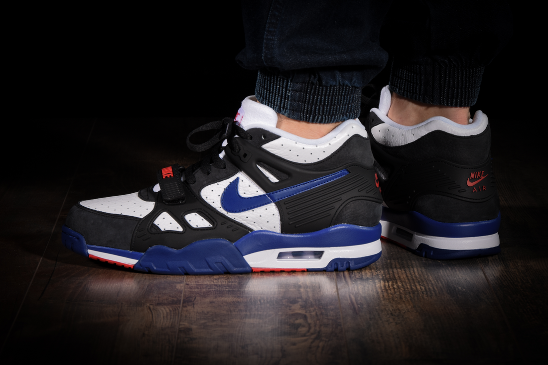 nike air trainer 3 retro black deep royal