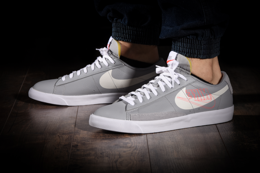 NIKE BLAZER LOW RETRO BASKETBALL WOLF GREY