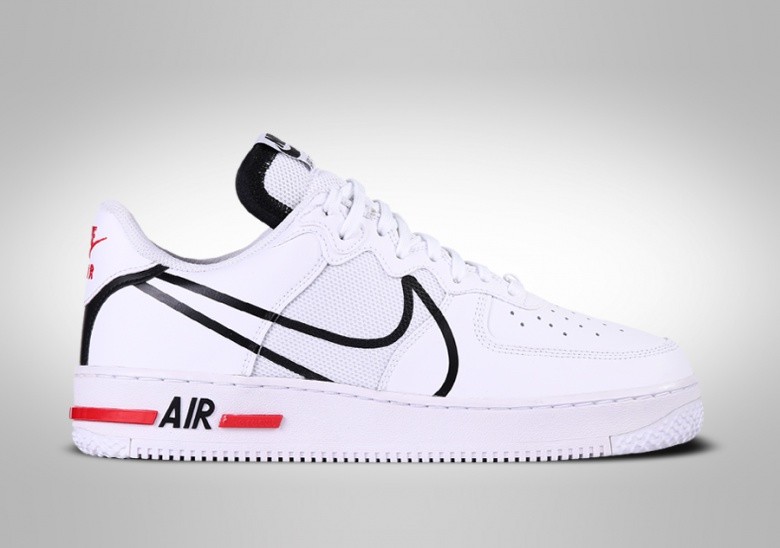 NIKE AIR FORCE 1 LOW REACT WHITE RED price €122.50