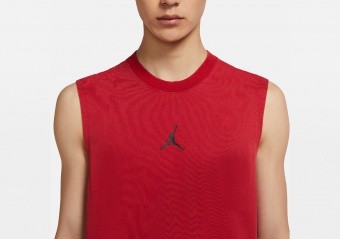 NIKE AIR JORDAN DRI-FIT AIR SLEEVELESS TOP GYM RED