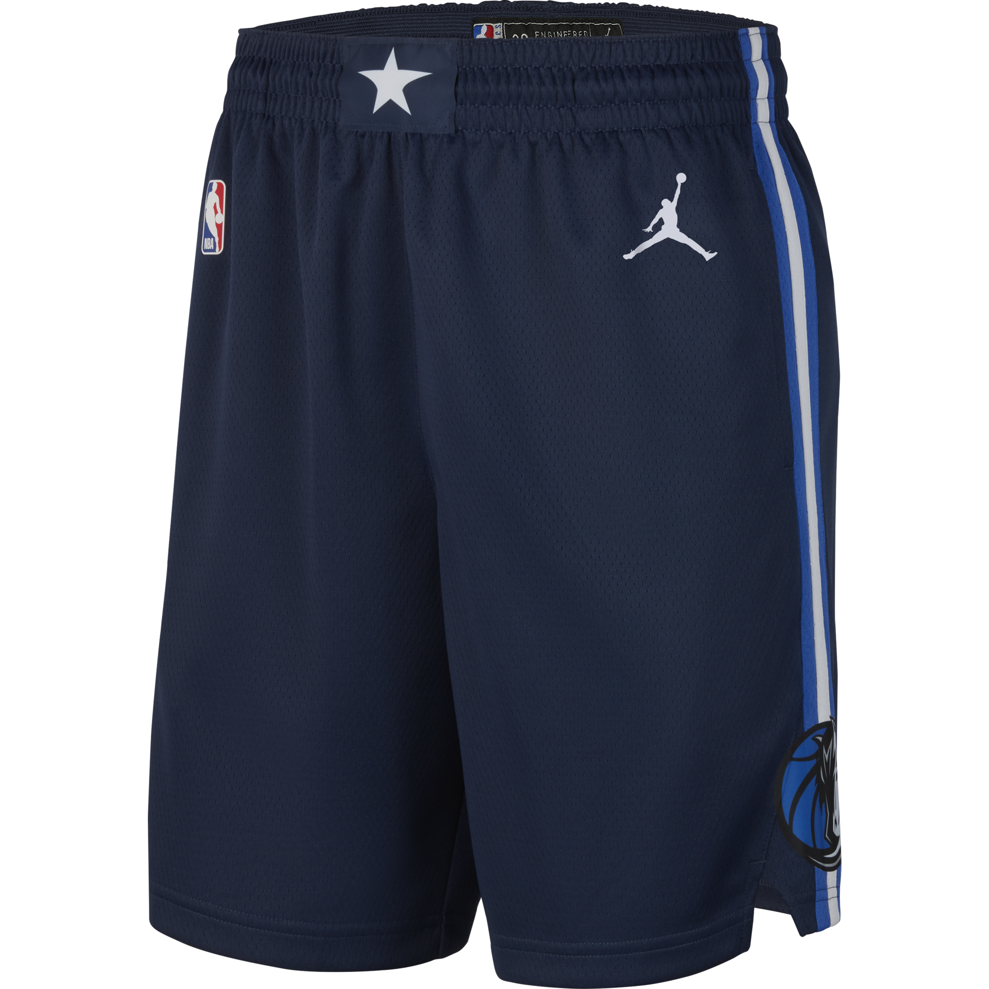 NIKE NBA DALLAS MAVERICKS STATEMENT EDITION SWINGMAN SHORTS COLLEGE NAVY