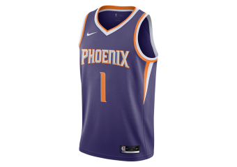 NIKE NBA PHOENIX SUNS DEVIN BOOKER SWINGMAN ICON EDITION 2020 JERSEY NEW ORCHID