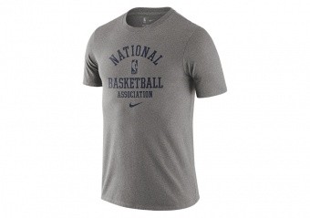 NBA TEAM 31 COURTSIDE DRI-FIT TEE DARK GREY HEATHER