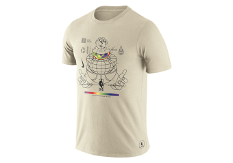 NIKE NBA TEAM 31 MOVE 2 ZERO COURTISTE TEE PURE