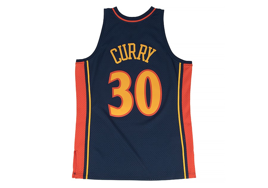 Retro 09 10 Stephen Curry #30 Golden State Warriors Basketball Jerseys Navy 