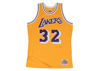 MITCHELL & NESS NBA SWINGMAN JERSEY LOS ANGELES LAKERS - MAGIC JOHNSON #32
