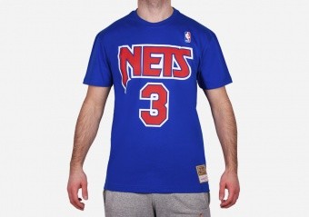 MITCHELL & NESS NAME&NUMBER TEE NEW JERSEY NETS – DRAZEN PETROVIC
