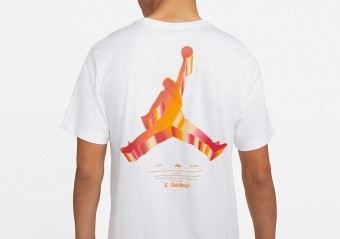 NIKE AIR JORDAN JUMPMAN 3D CREW TEE WHITE