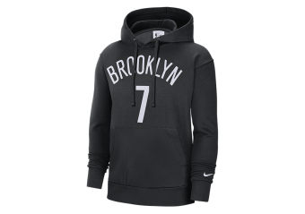NIKE NBA BROOKLYN NETS KEVIN DURANT FLEECE ESSENTIAL BLACK