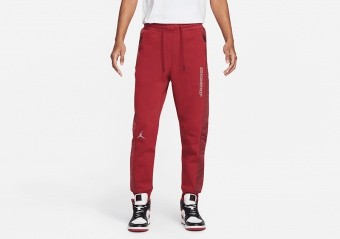 NIKE AIR JORDAN 23 ENGINEERED STATEMENT FLEECE PANTS POMEGRANATE