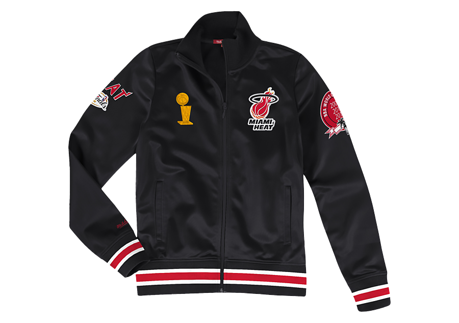 MITCHELL & NESS CHAMP CITY TRACK JACKET MIAMI HEAT