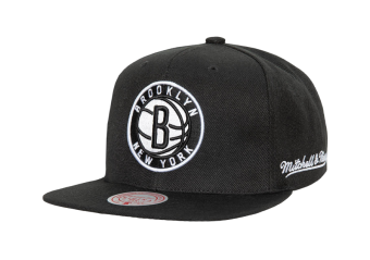 MITCHELL & NESS ENGLISH DROPBACK SNAPBACK NBA BROOKLYN NETS